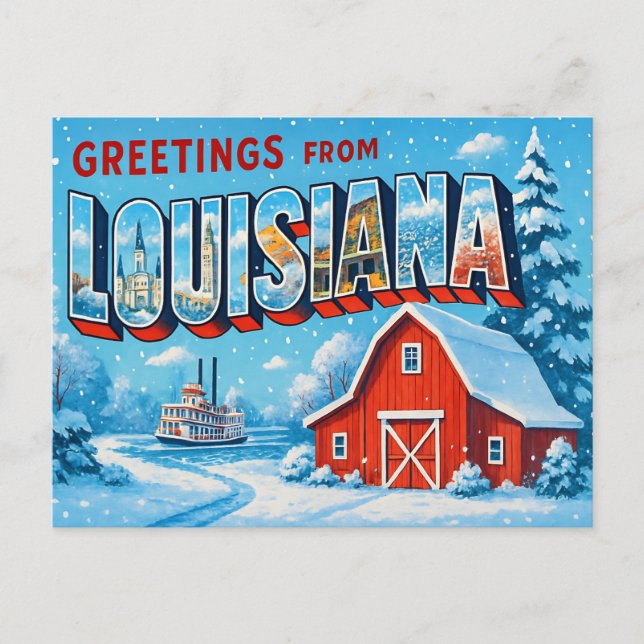 LOUISIANA Postcard (Front)