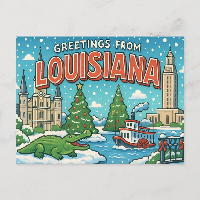 LOUISIANA Postcard (Front)