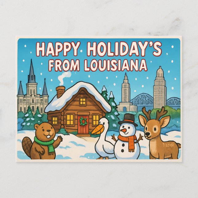 LOUISIANA Postcard (Front)
