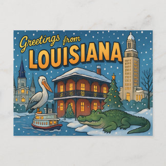 LOUISIANA Postcard