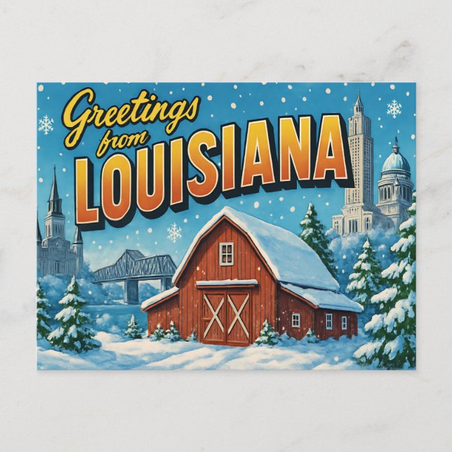 LOUISIANA Postcard (Front)