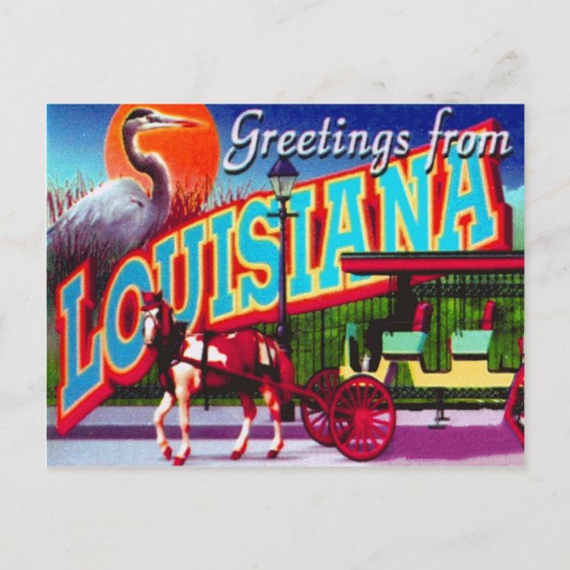 Louisiana Postcard (Front)