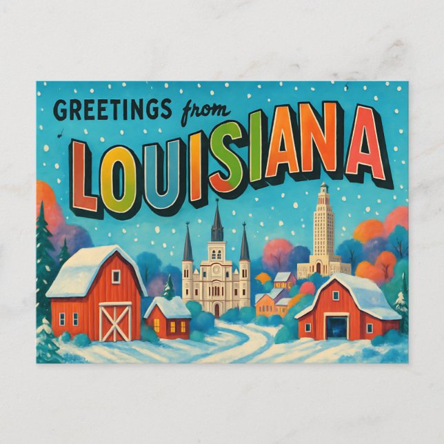 LOUISIANA Postcard (Front)