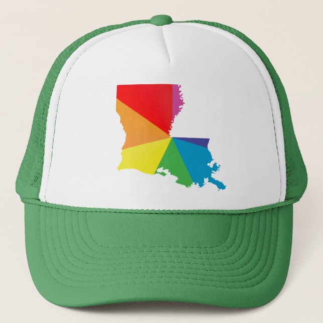 louisiana pride. trucker hat (Front)