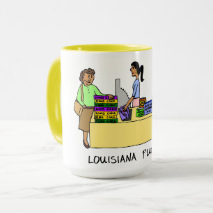 Louisiana Purchase Fun Mardi Gras Cartoon Humour C Mug