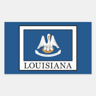 Louisiana Rectangular Sticker