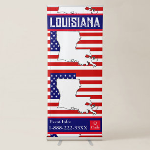LOUISIANA RETRACTABLE BANNER