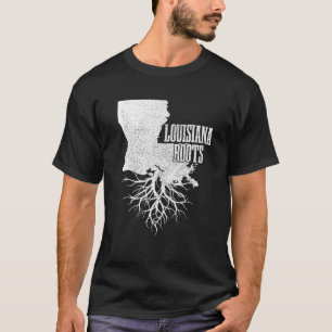 Louisiana Roots Vintage USA America California T-Shirt