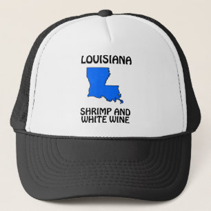 Louisiana - Shrimp and White Wine Trucker Hat