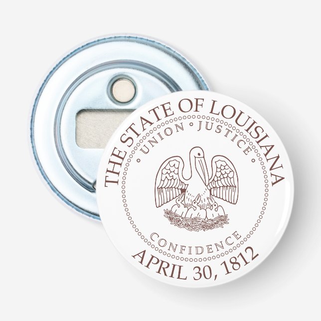 Louisiana sign bottle opener (Front)