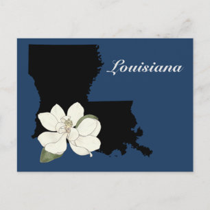 Louisiana Silhouette Postcard