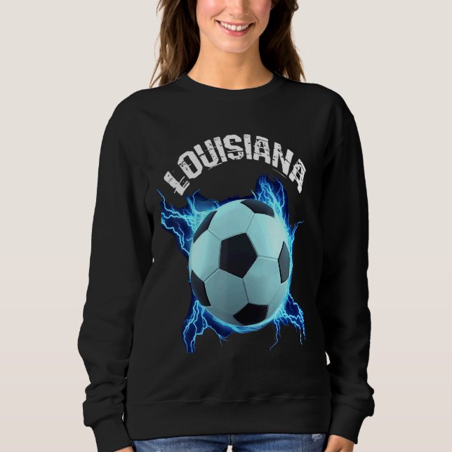Louisiana Soccer Retro Sweatshirt (Front)