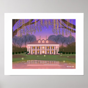 Louisiana Southern Mansion House Art Print