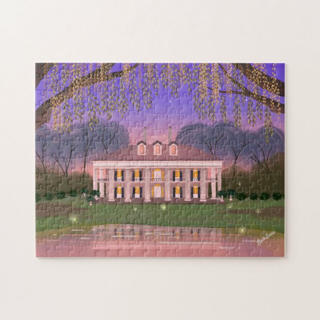 Louisiana Southern Mansion House Jigsaw Puzzle (Horizontal)