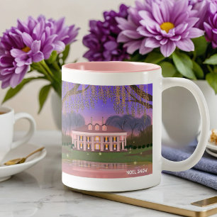 Louisiana Southern Mansion House Two-Tone Coffee Mug
