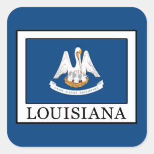 Louisiana Square Sticker