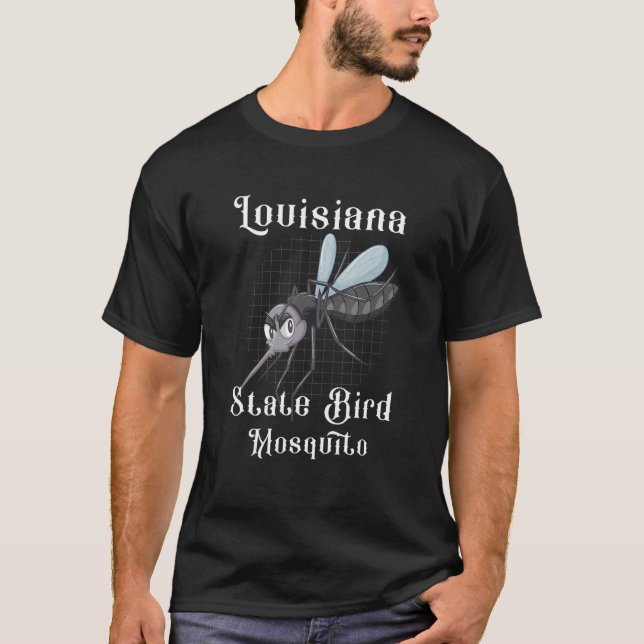 Louisiana State Bird Mosquito Insect Mosquito T-Shirt (Front)