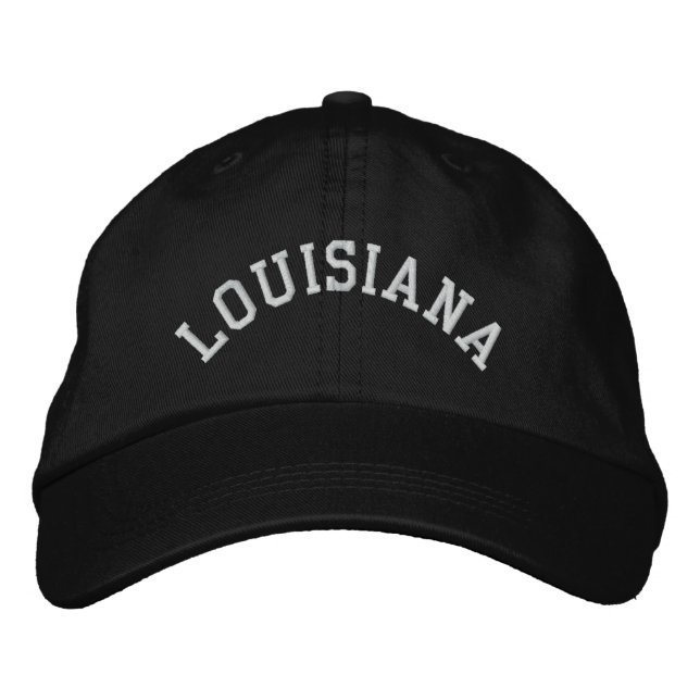 Louisiana State Embroidered Hat (Front)