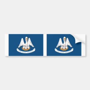 Louisiana State flag Bumper Sticker
