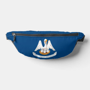 Louisiana State Flag Design Bum Bags