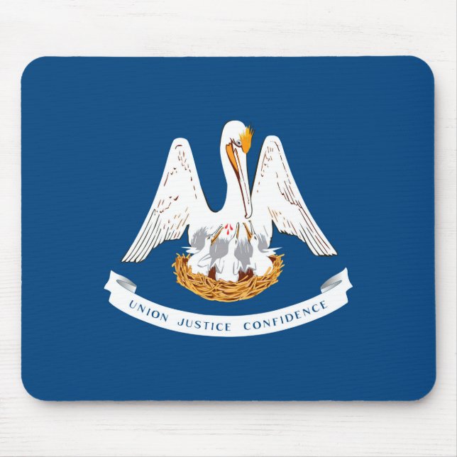 Louisiana State Flag Design Mouse Mat (Front)