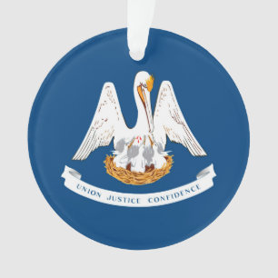 Louisiana State Flag Design Ornament