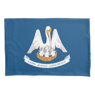 Louisiana State Flag Pillowcase