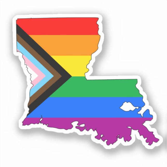 Louisiana State Pride LGBTQ Progress Pride (Front)