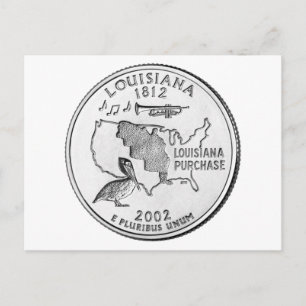 Louisiana State Quarter Postcard