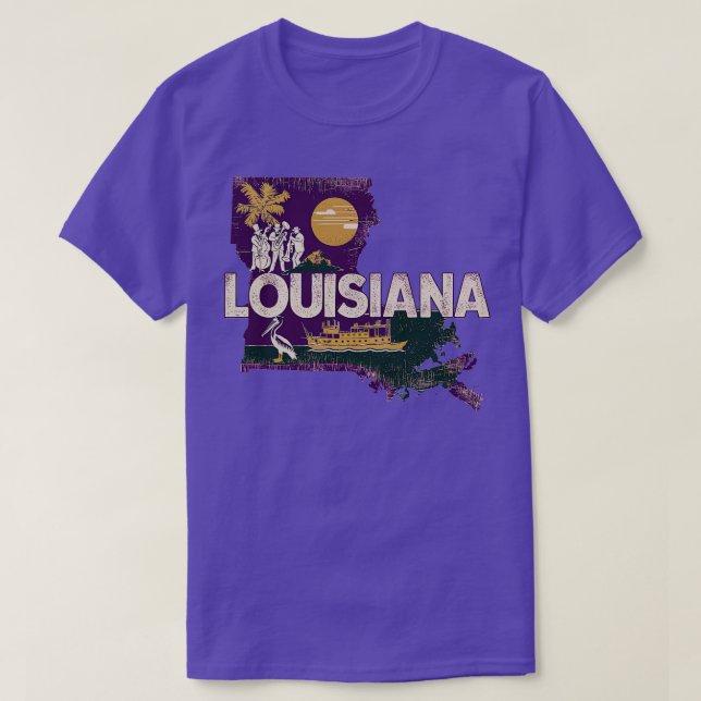 Louisiana State TShirt (Design Front)