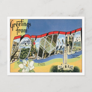 Louisiana States USA Postcard