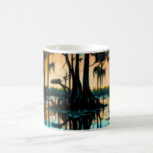 Louisiana Swamp Painting Coffee Mug