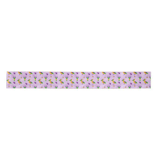 Louisiana Themed Mardi Gras Colour Ribbon Satin Ribbon