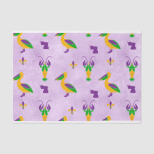 Louisiana Themed Mardi Gras Tissue Paper