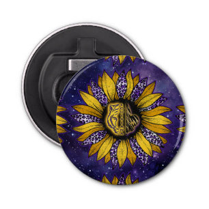 Louisiana Tigers, Fleur-de-LisButton Bottle Opener