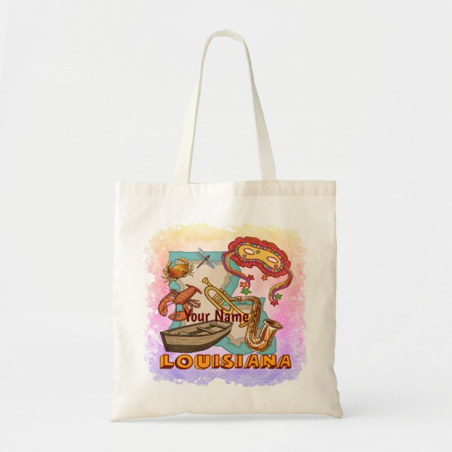 Louisiana tote bag (Front)