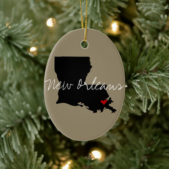 Louisiana Town Ceramic Tree Decoration (Tree)
