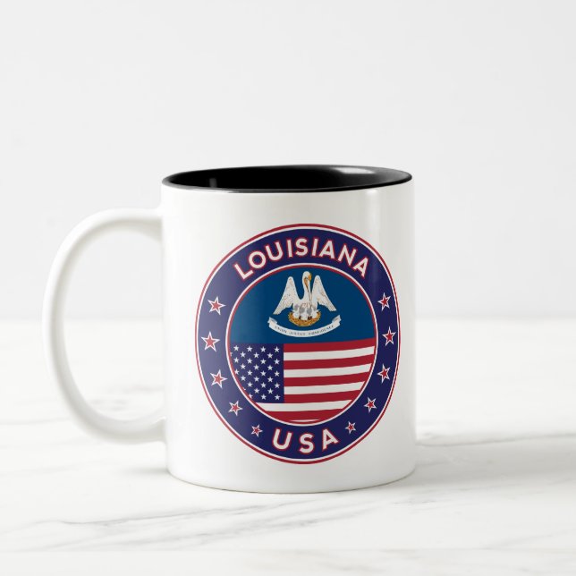 Louisiana Two-Tone Coffee Mug (Left)