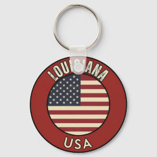 Louisiana United States of America Key Ring