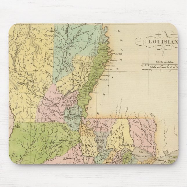 Louisiana US Mouse Mat (Front)
