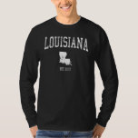 Louisiana Vintage Sports Design La T-Shirt<br><div class="desc">Louisiana Vintage Sports Design La</div>