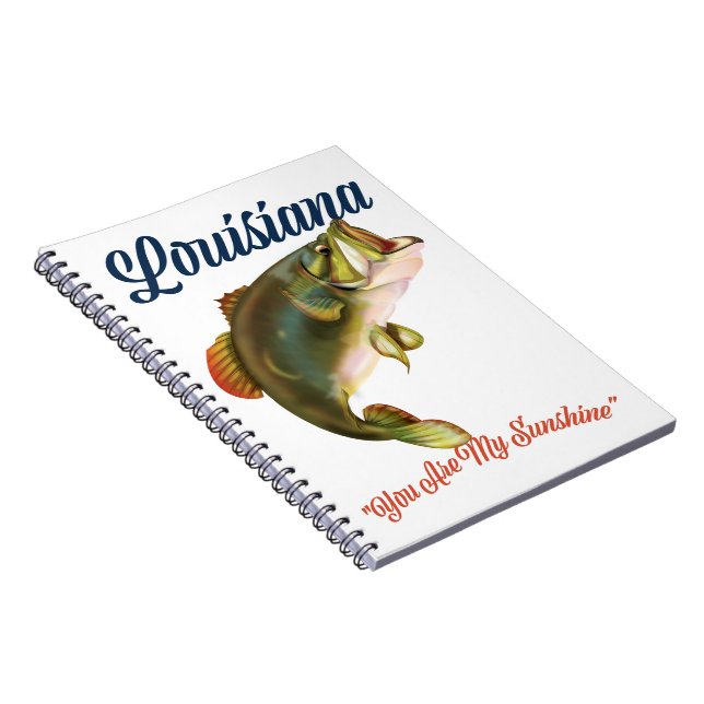 Louisiana "you are my Sunshine" Notebook (Right Side)