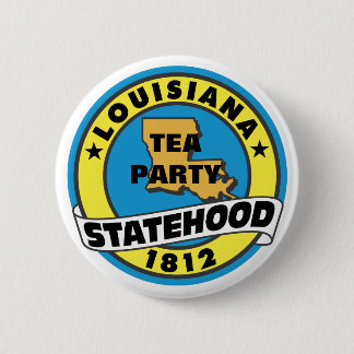 LOUISIANNA TEA PARTY STATE 6 CM ROUND BADGE