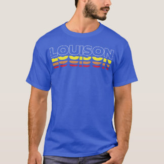 Louison First Name Funny Vintage Sunset Louison fr T-Shirt