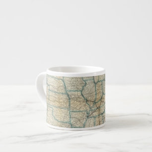 Louisville and Nashville Railroad 2 Espresso Cup
