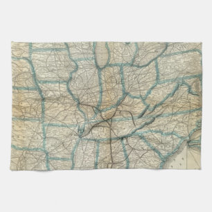 Louisville and Nashville Railroad 2 Tea Towel