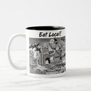 Louisville Eat Local 2 Two-Tone Coffee Mug