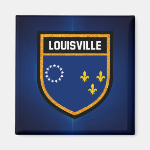 Louisville Flag Magnet