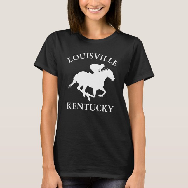 Louisville Kentucky Equestrian Horse T-Shirt (Front)