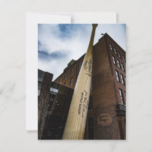 LOUISVILLE KENTUCKY GIANT BASEBALL BAT Postcard